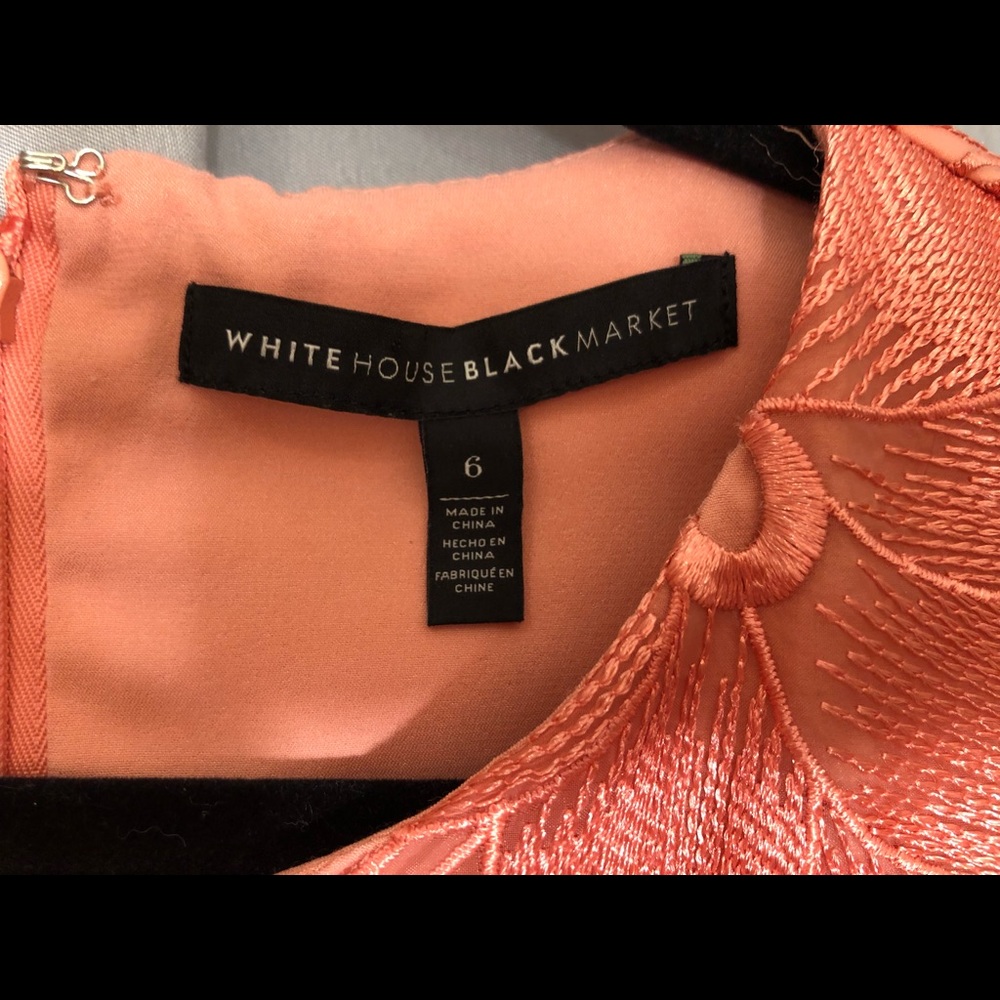 WHBM Sleeveless Pink Dress Sz 6 - Picture 3 of 7